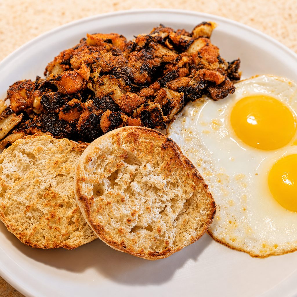 Veggie Hash Plate.