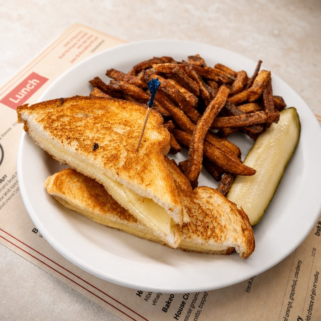 Grilled Cheese Sandwich.